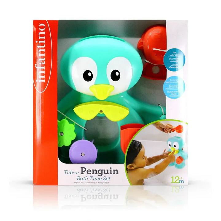 Infantino - Tub-a-Penguin Bath Time set