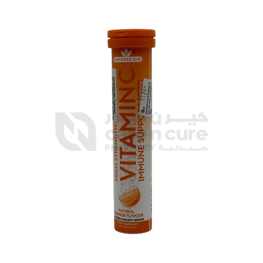 Natures Aid Vitamin C 1000 Mg Eff Tab 20 Pieces