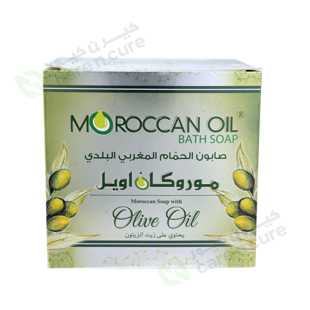 Moroccan Oil Soap(Olive Oil) 250ml With Luffa
