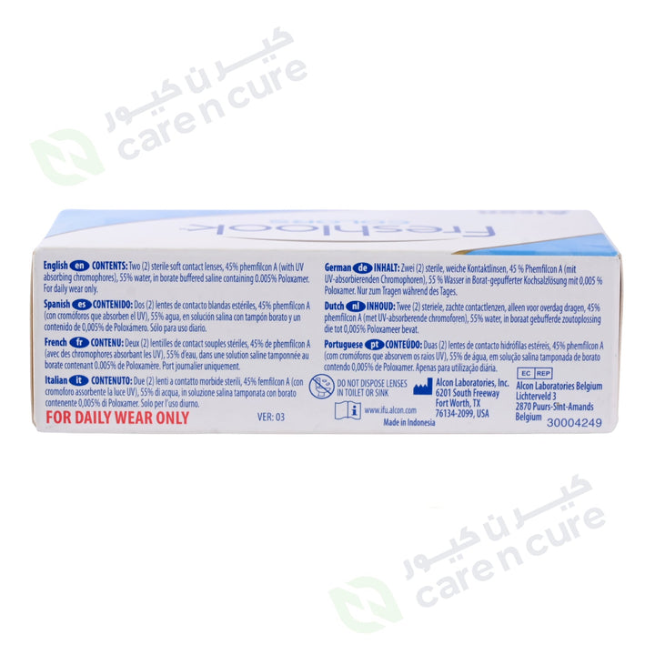 Freshlook Coloured Lenses Misty Grey