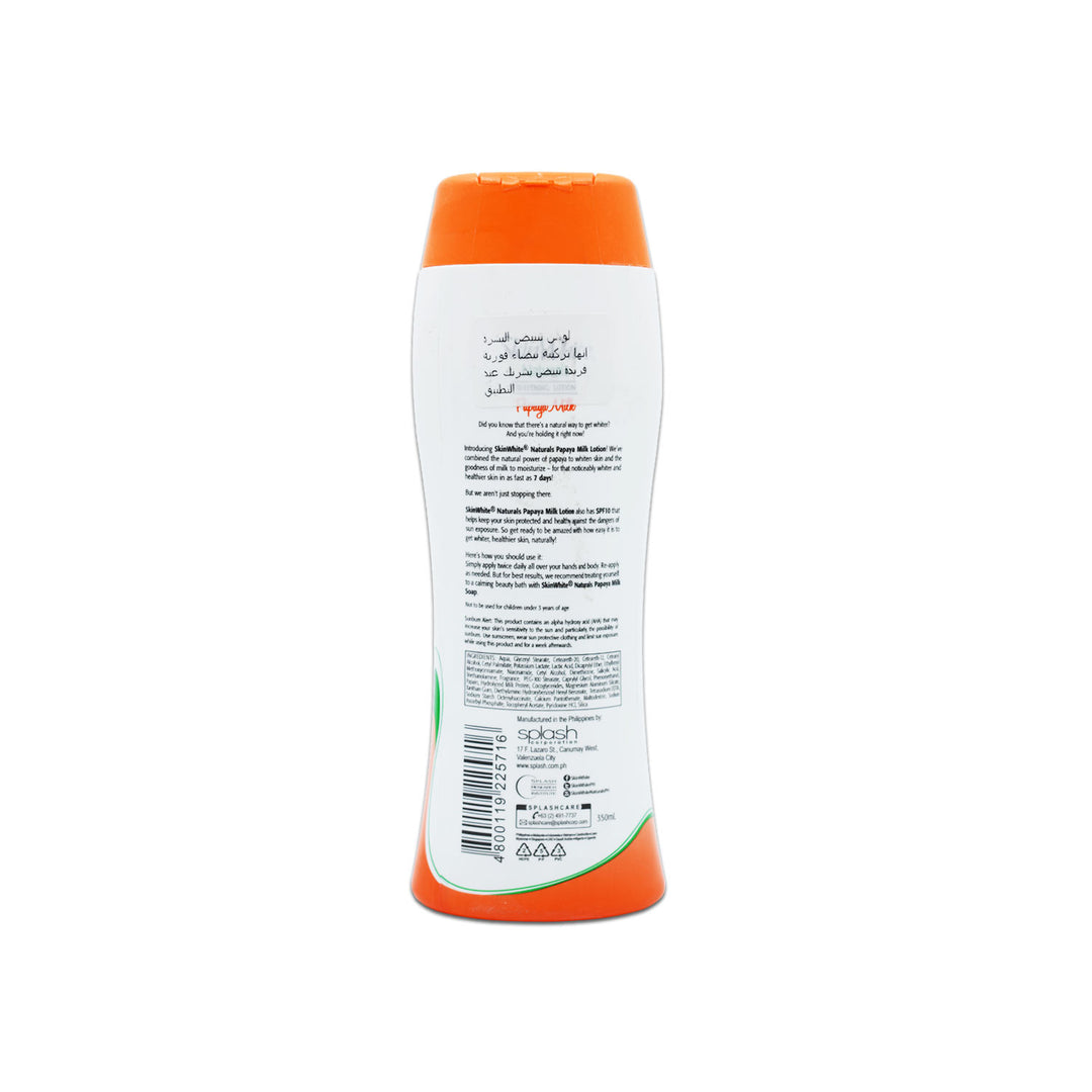 Skin White Natural Papaya Milk Lotion Spf 10 350ml