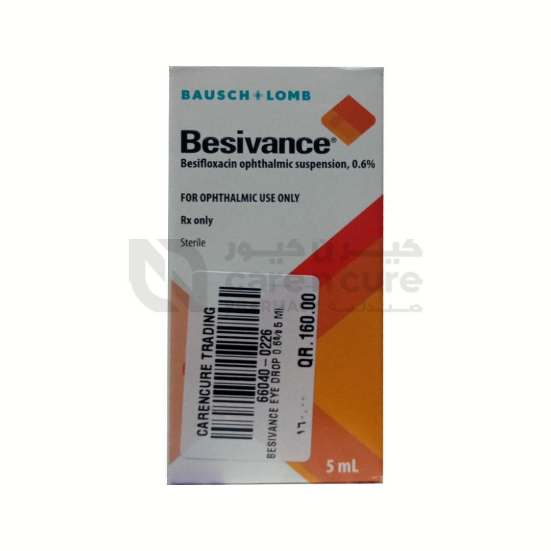 Besivance Eye Drop 0.6% 5 ml