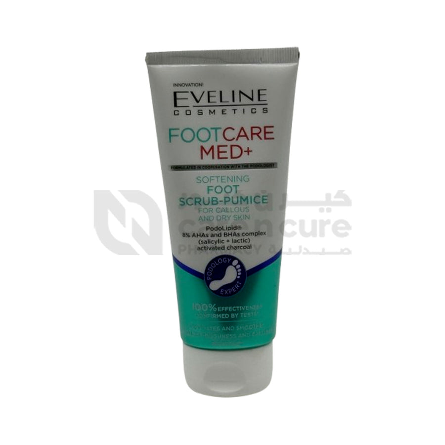 Eveline Foot Care Med+ Foot Scrub-Pumice 100ml