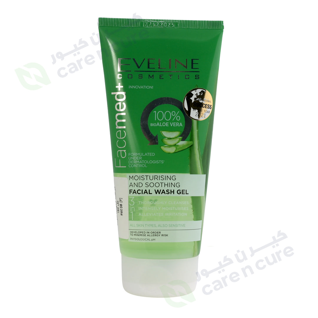 Eveline Facemed+ Moisturizer And Soothing Facial Wash Gel 150ml
