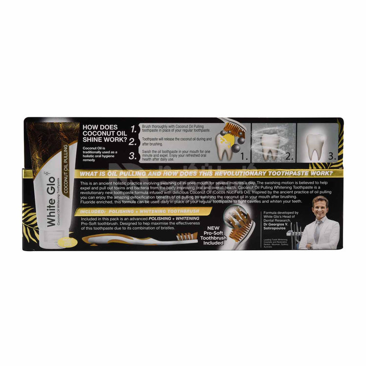 White Glo Coconut Oil Toothpaste