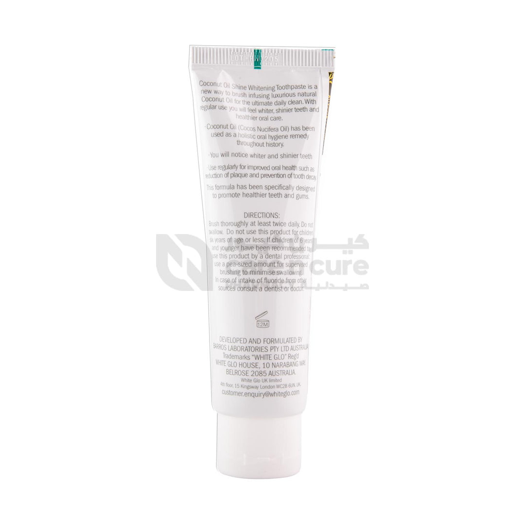 White Glo Coconut Oil Toothpaste