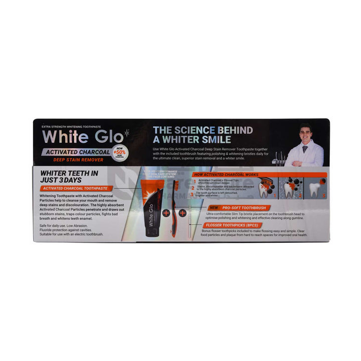 White Glo Charcoal Deep Stain Remover Toothpaste