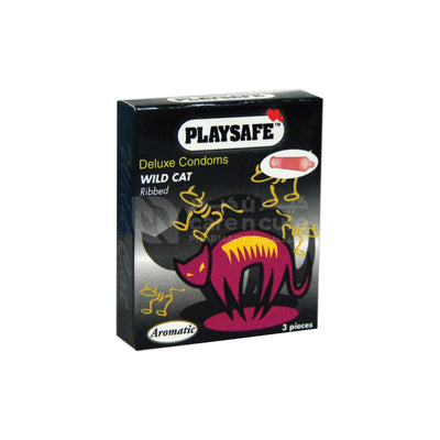 Playsafe Wildcat Condoms - 3 Pieces