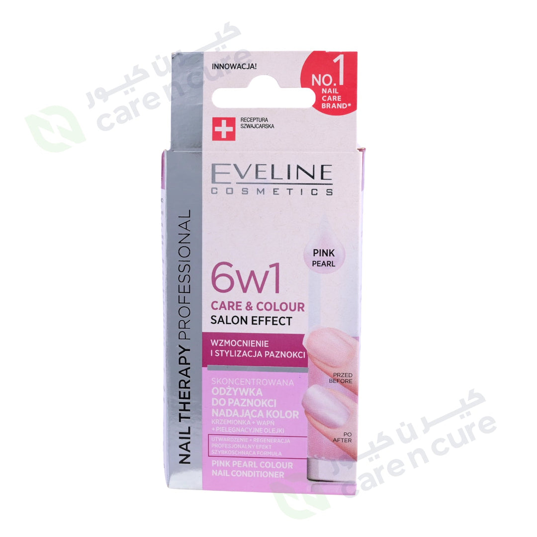 Eveline Nail Therapy 6 In 1 Pink Pearls