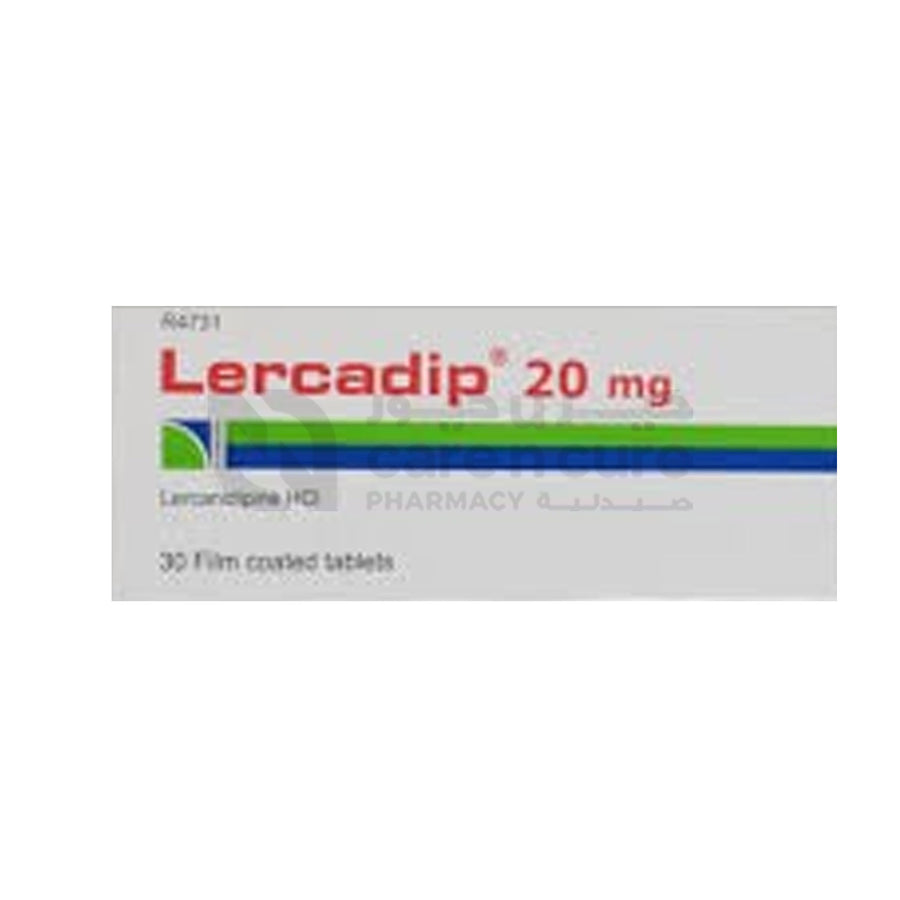 Lercadip 20 mg Tablet 30 Pieces