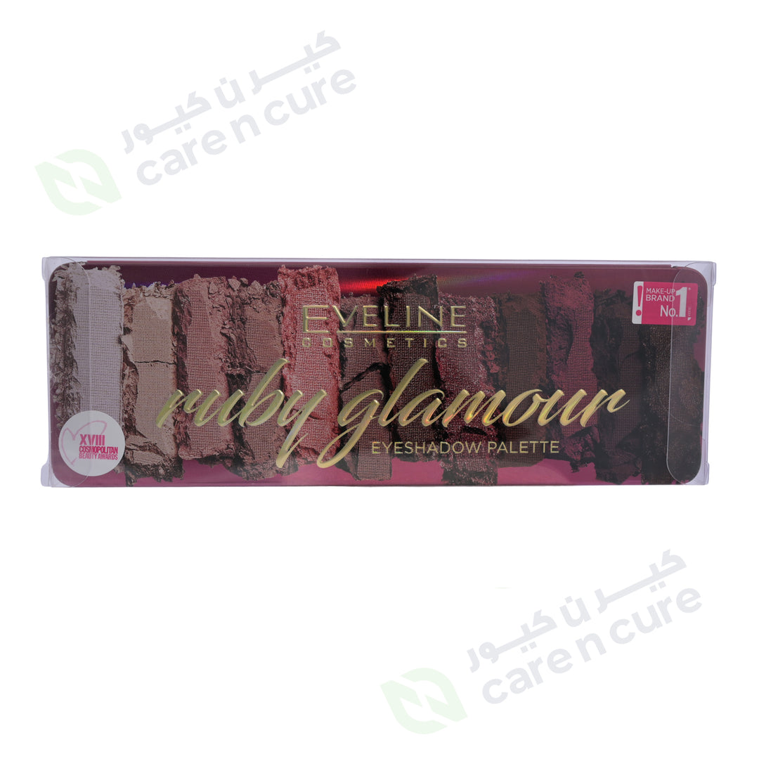 Eveline Eyeshadow Palette 12 Colors Ruby Glamour