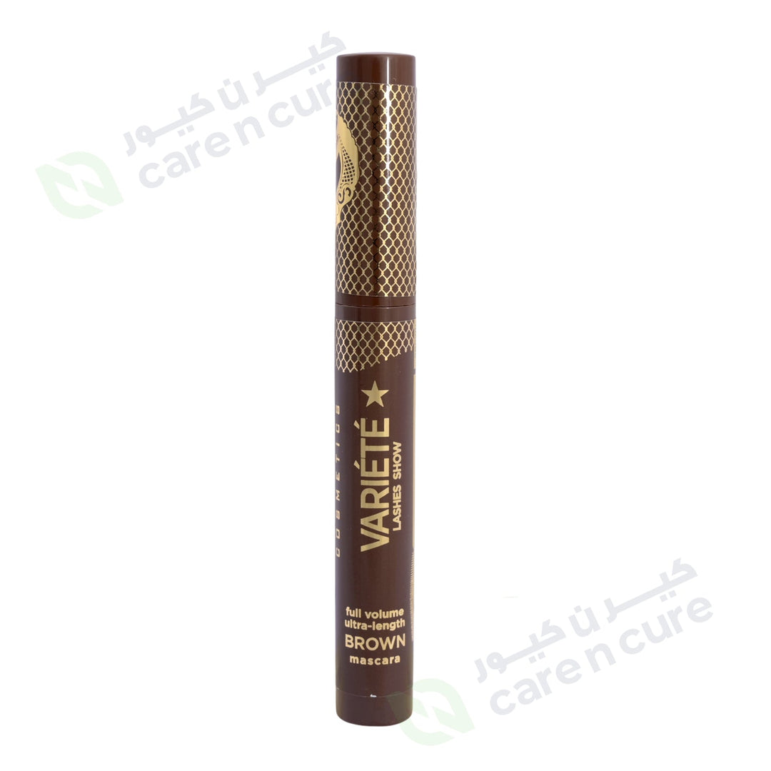 Eveline Variete Lashes Show Thickening And Lengthening Brown Color Mascara
