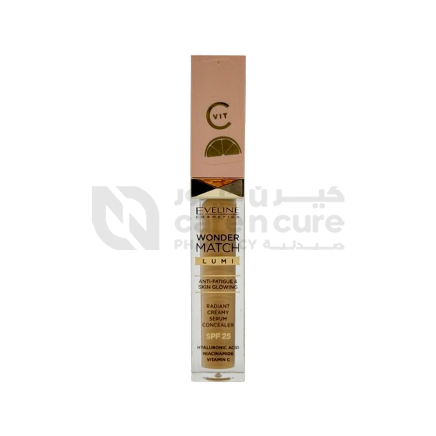 Eveline Wonder Match Concealer Lumi With Vit C No 20 Warm 6.8 ml