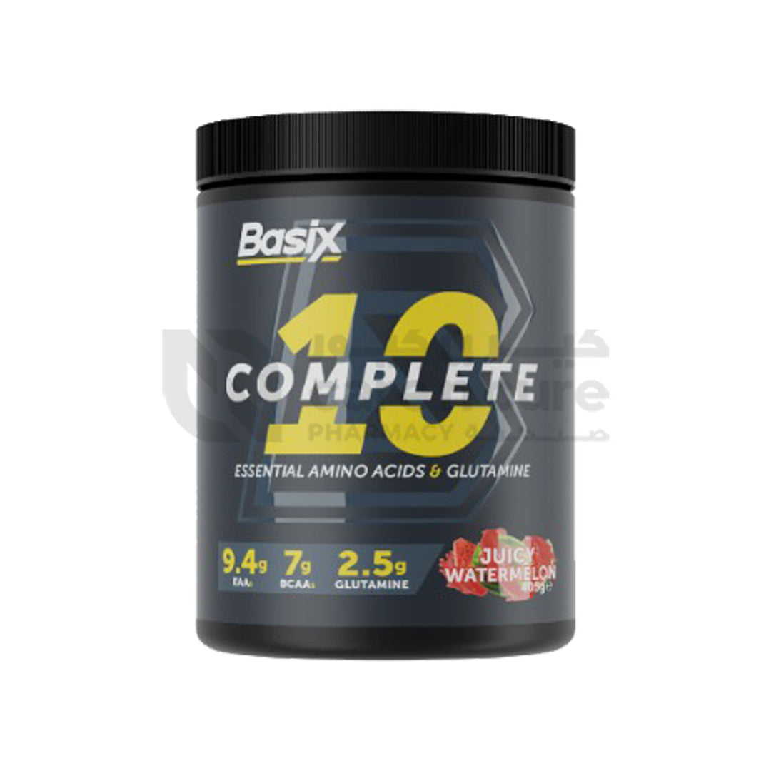 Basix Complete 10 Essential Amino Acids And Glutamine - Juicy - 405 g