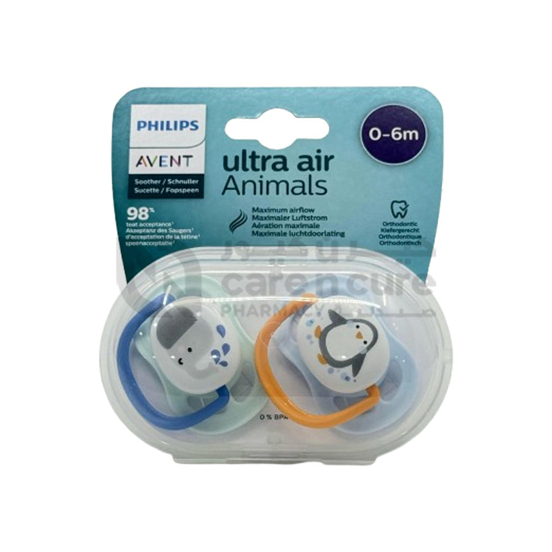Philips Avent SCF080/05 Soother Ortho 0-6Months Boy ELEP/PENG