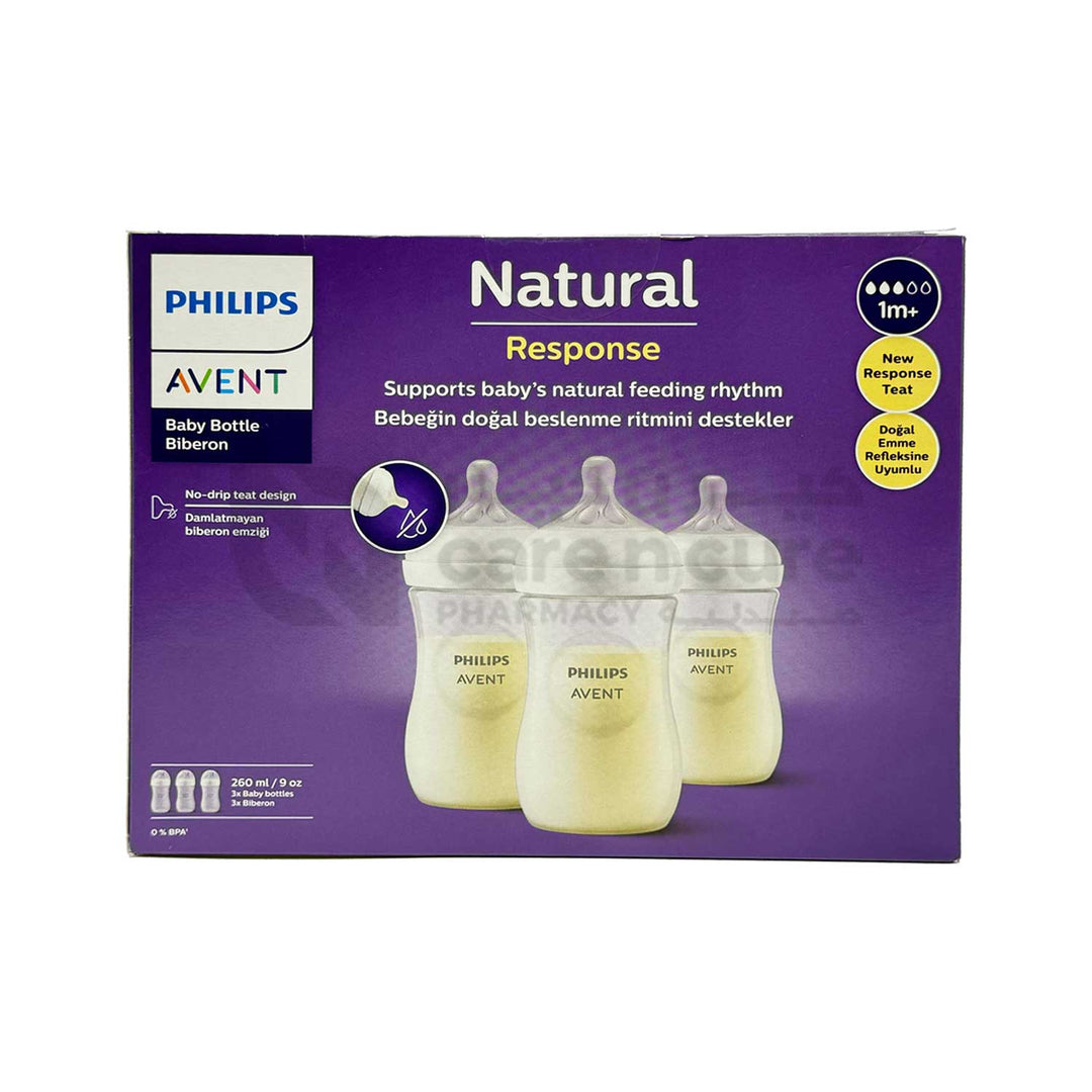 Philips Avent SCY903/03 Bottle Natural 3.0 9oz 3 Piece
