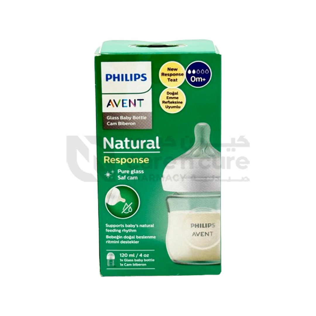 Philips Avent SCY930/01 Bottle Natural 3.0 Glass 4oz 1 Piece