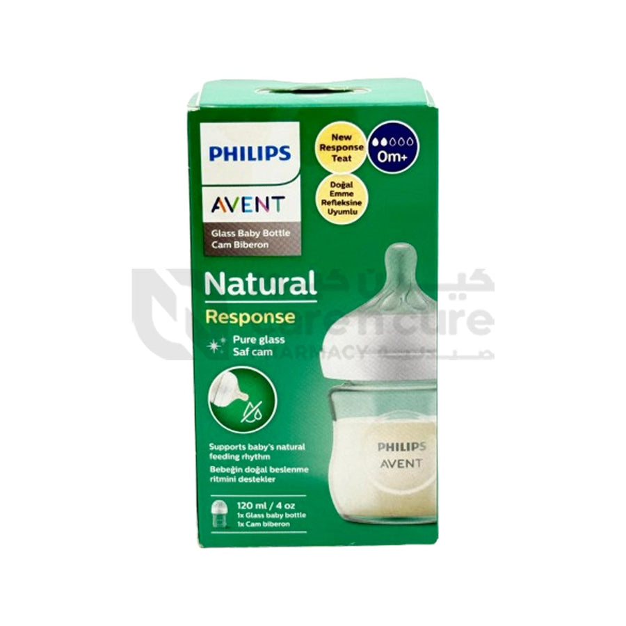 Philips Avent SCY930/01 Bottle Natural 3.0 Glass 4oz 1 Piece