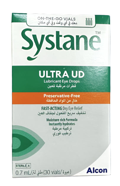 SYSTANE ULTRA UD LUB EYE DROPS 0.7MLX30 VIALS