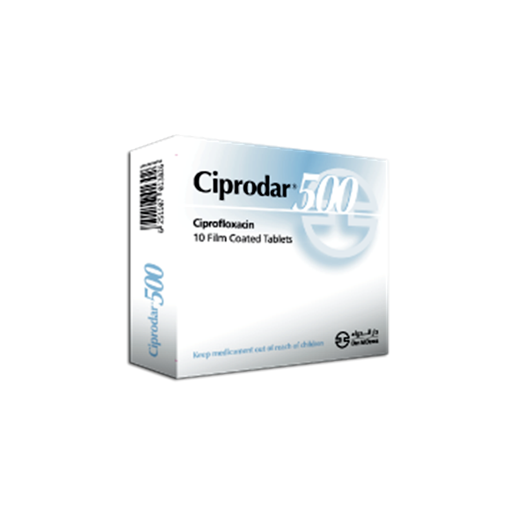 Ciprodar 500mg Tablets 10's