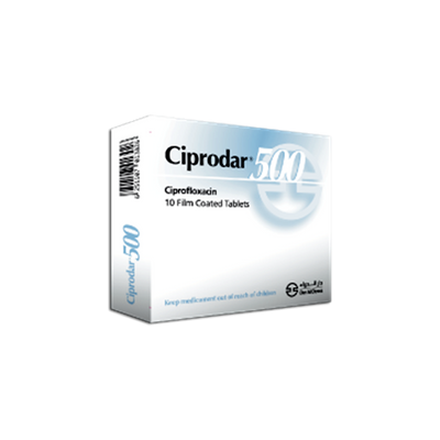 Ciprodar 500mg Tablets 10's