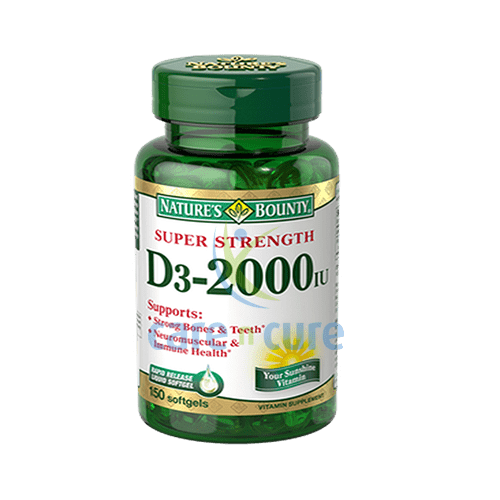 Nature's Bounty Super Strength Vit D3 2000 150's