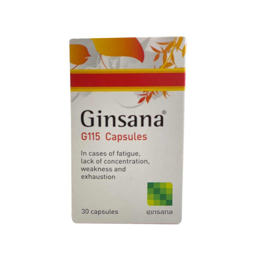 Ginsana G115 Cap 30 Pieces