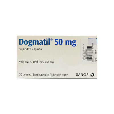Dogmatil 50 mg Capsule 30 Pieces (Original Prescription Is Mandatory Upon Delivery)