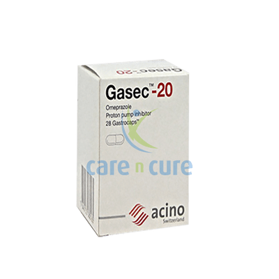 Gasec 20mg Tablets 28's