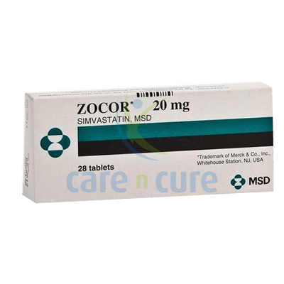 Zocor 20mg Tablets 28's