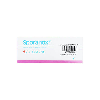 Sporanox 100mg Cap 4S