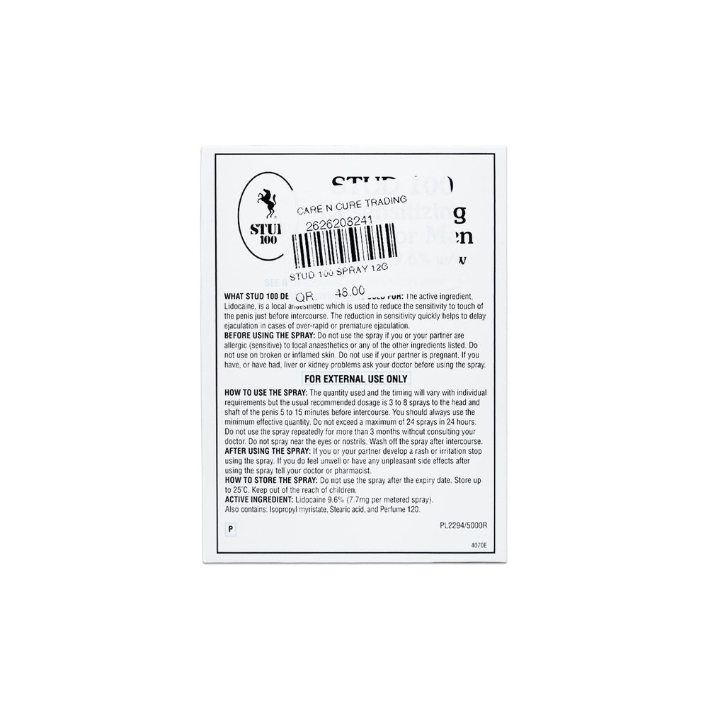 Stud 100 Spray 12G