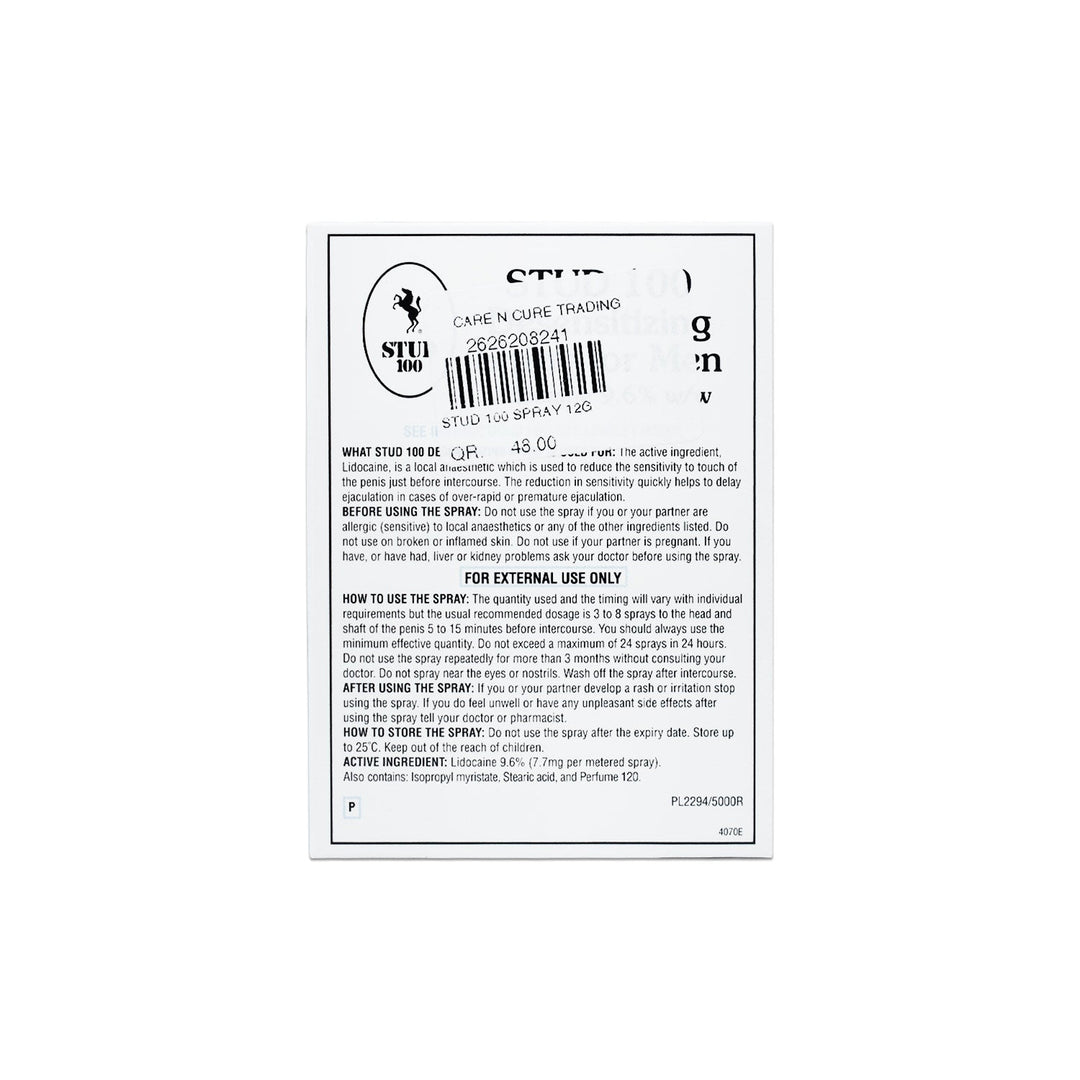 Stud 100 Spray 12G