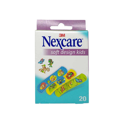 Nexcare Soft Design Kids Bandages 20's