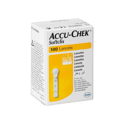 Accu Chek Softlix Lancets 100's