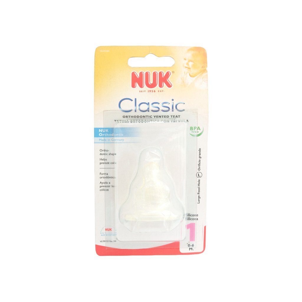 Nuk S1 Teat S1 Thicker 1/Blc