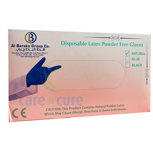 Latex Examination P/F Gloves(Medium) 100S