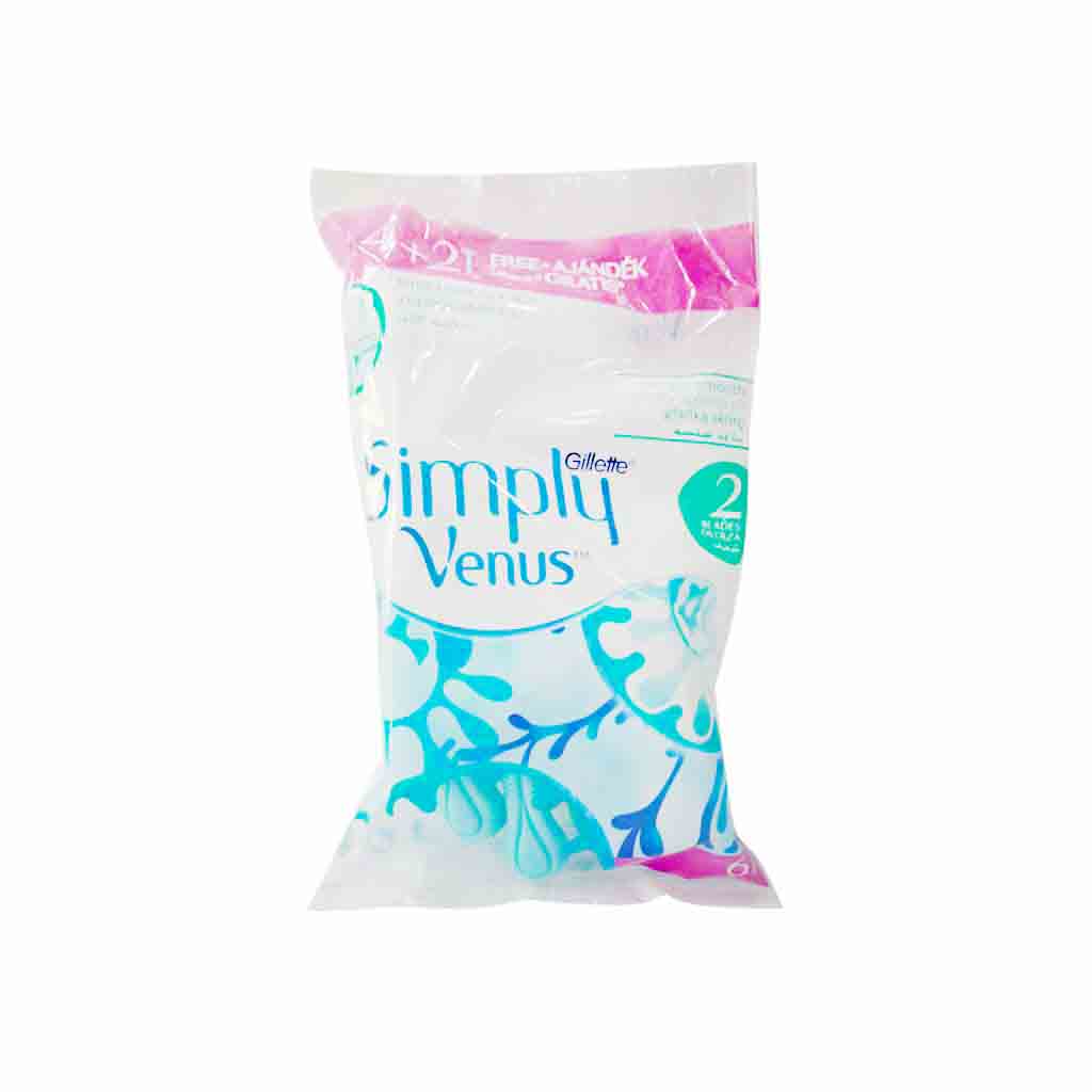 Gillette Fp Simply Venus2 Bag 4+2 1X(10X6'S)-Gg