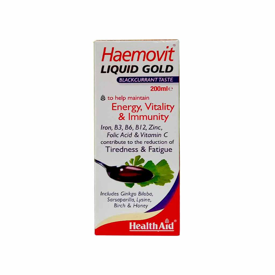 Health Aid Haemovit Liquid Gold 200ml