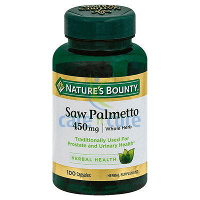 Nature's Bounty Saw Palmetto 450 mg Cap 100's