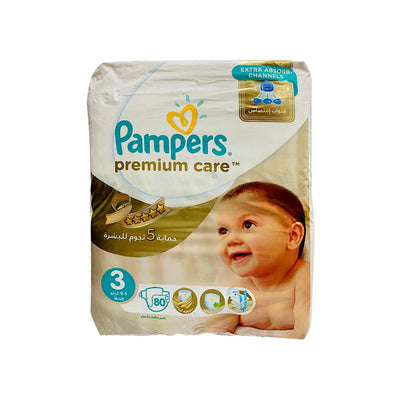Pampers Premium Care S3 80S (5- 9Kg) 2 X 80 Ssjp Ps178