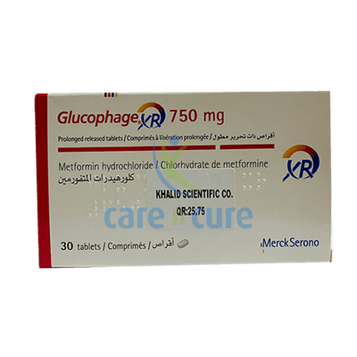 Glucophage Xr 750mg Tablets 30S