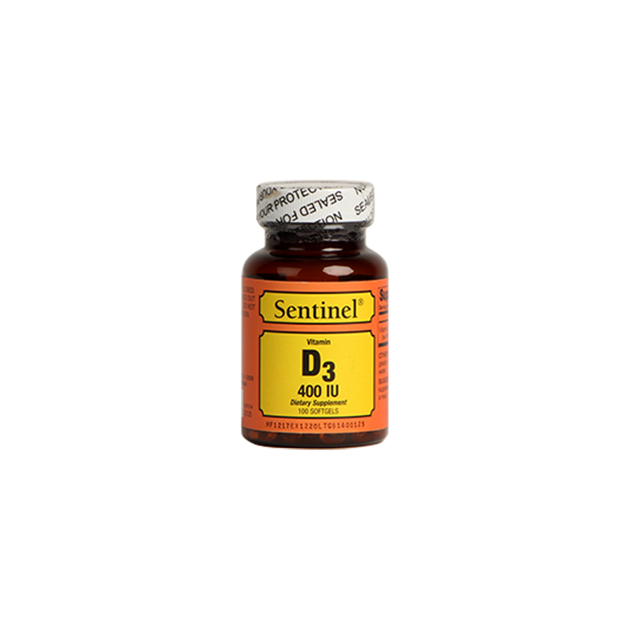 Sentinel Vit D3 400Iu 100's