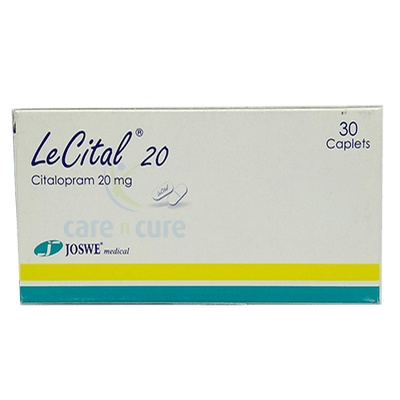 Lecital 20mg Tablets 30's (Original Prescription Is Mandatory Upon Delivery)