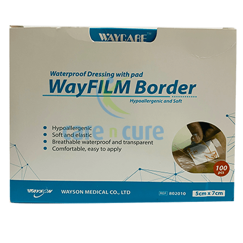 Waycare Adh Waterproof &Trans Pad 5 X 7 cm 100S