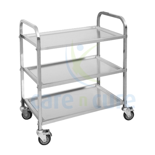 Medica Dressing Trolley 3 Shelves