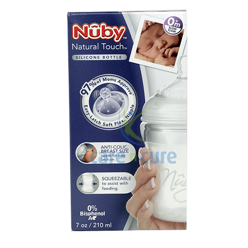 Buy Nuby Soft Flex Silicone Nurser 210ml 67017 Online at Best
