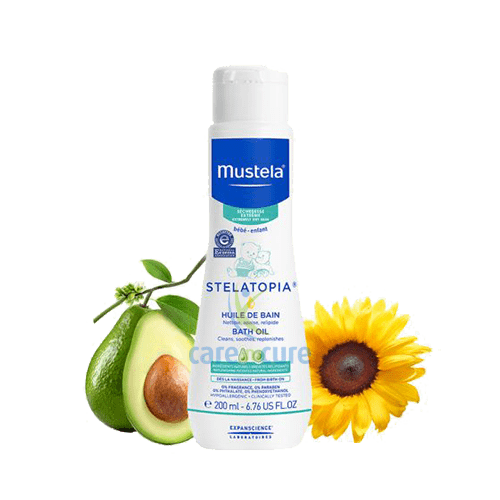 Mustela Stelatopia Bath Oil 200ml