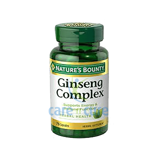 Nature's Bounty Gins Complex Plus Rjelly 100mg 75S