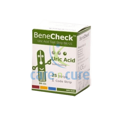 Benecheck Uric Acid Test Strip 25's